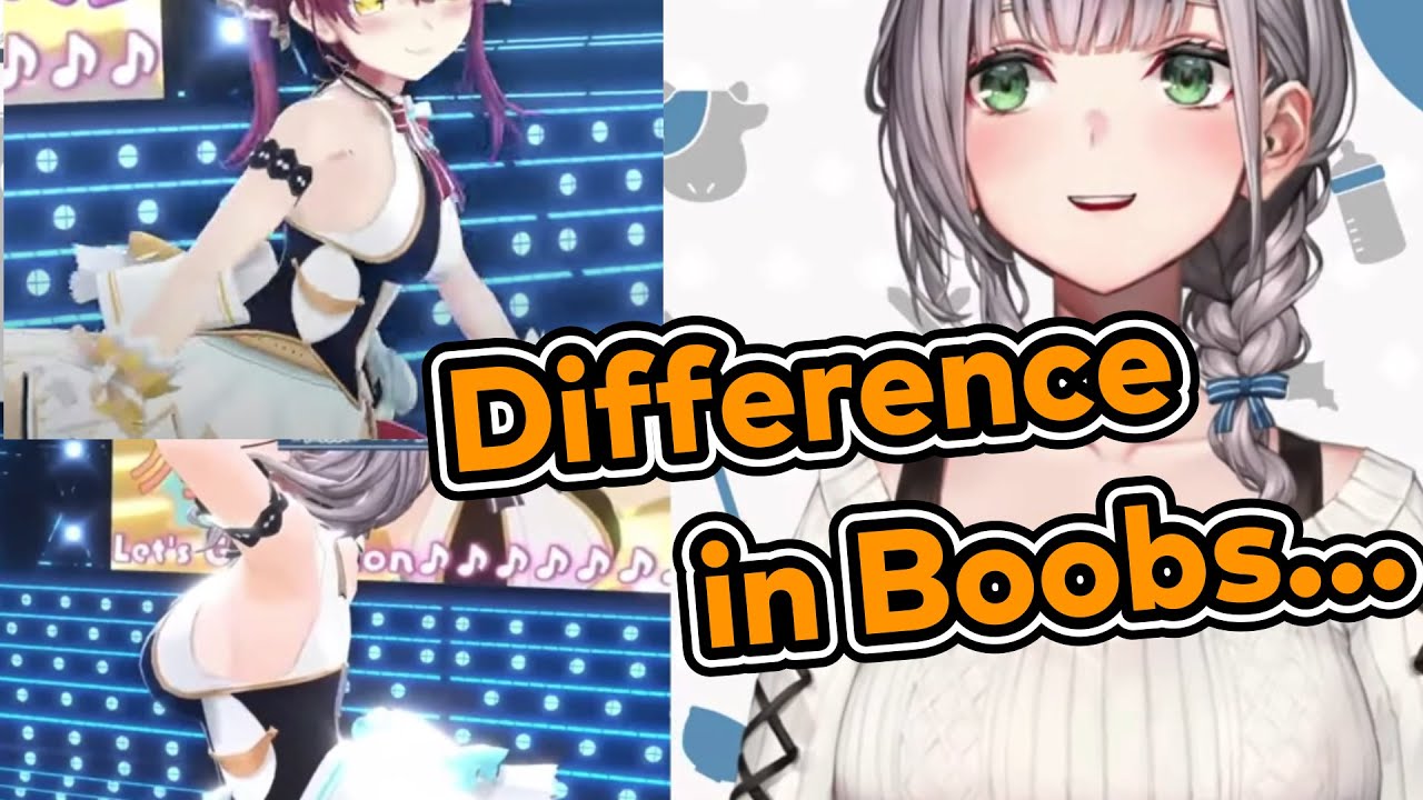 [Eng Sub] Noel talks about the difference between her bo*bs and Marine's (Shirogane Noel)[Hololive]