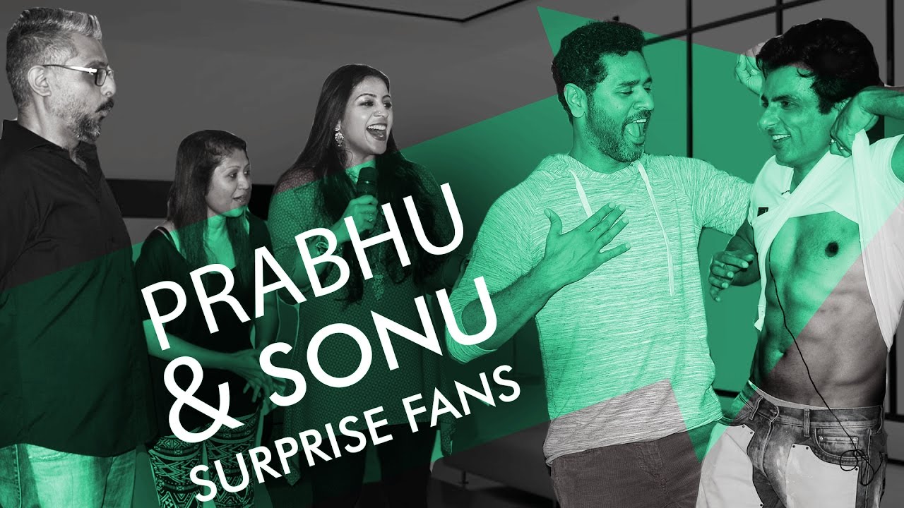 Prabhu Deva's Moonwalk Dance And Sonu Sood Abs Surprise For Fans