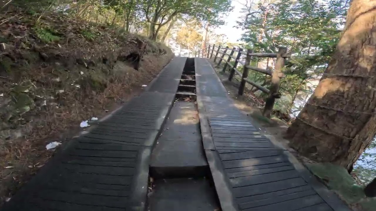 福浦島へ突入