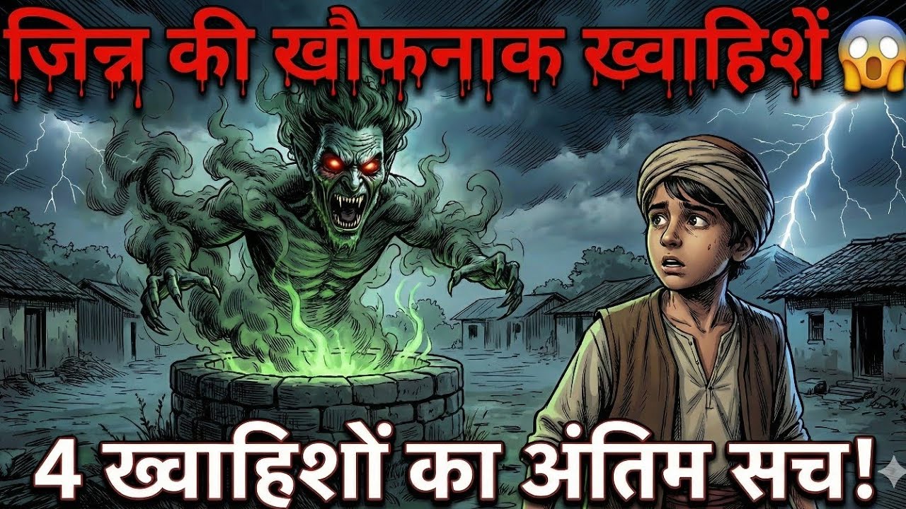 जिन्न ने गाँव को बचाया... लेकिन आखिरी ख्वाहिश ने सब बदल दिया 😱 | Darawani Kahani | Real Horror Story