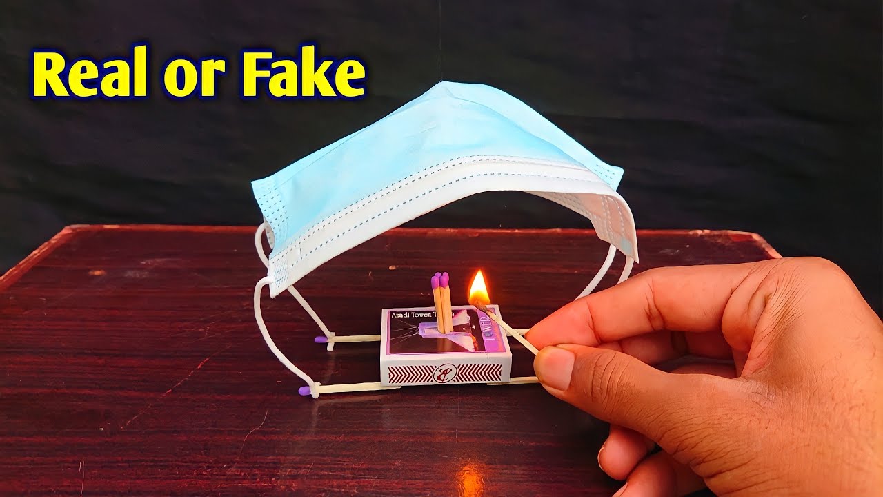 Flying air balloon with matchbox and mask | will it fly?