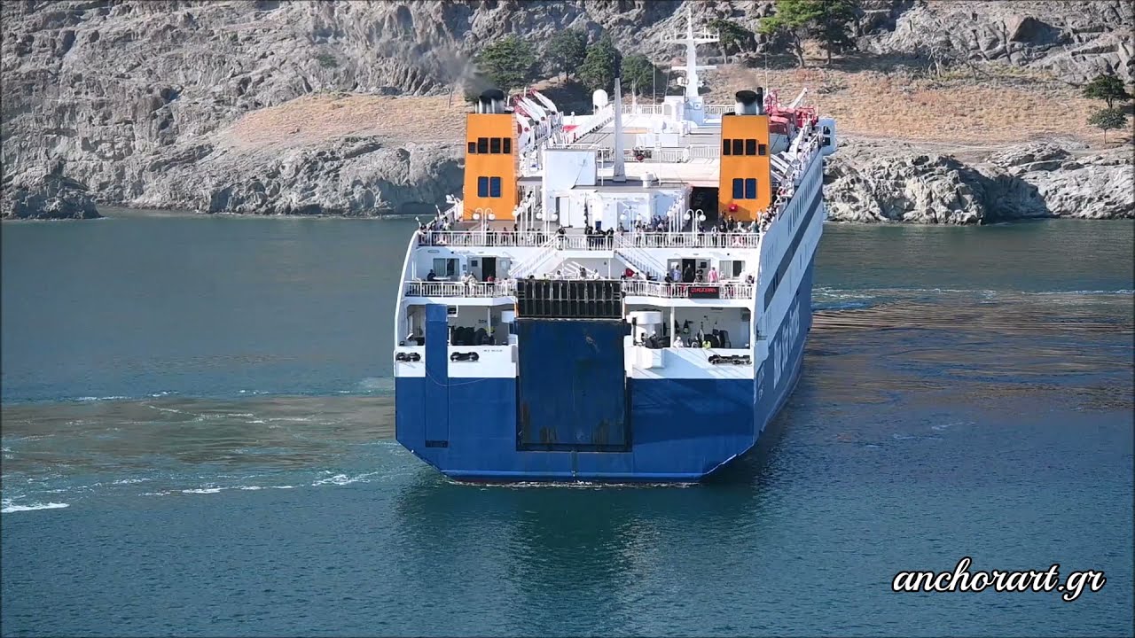 🛳️ BLUE STAR DIAGORAS - Ελιγμοί και μανούβρες  |  anchorart.gr