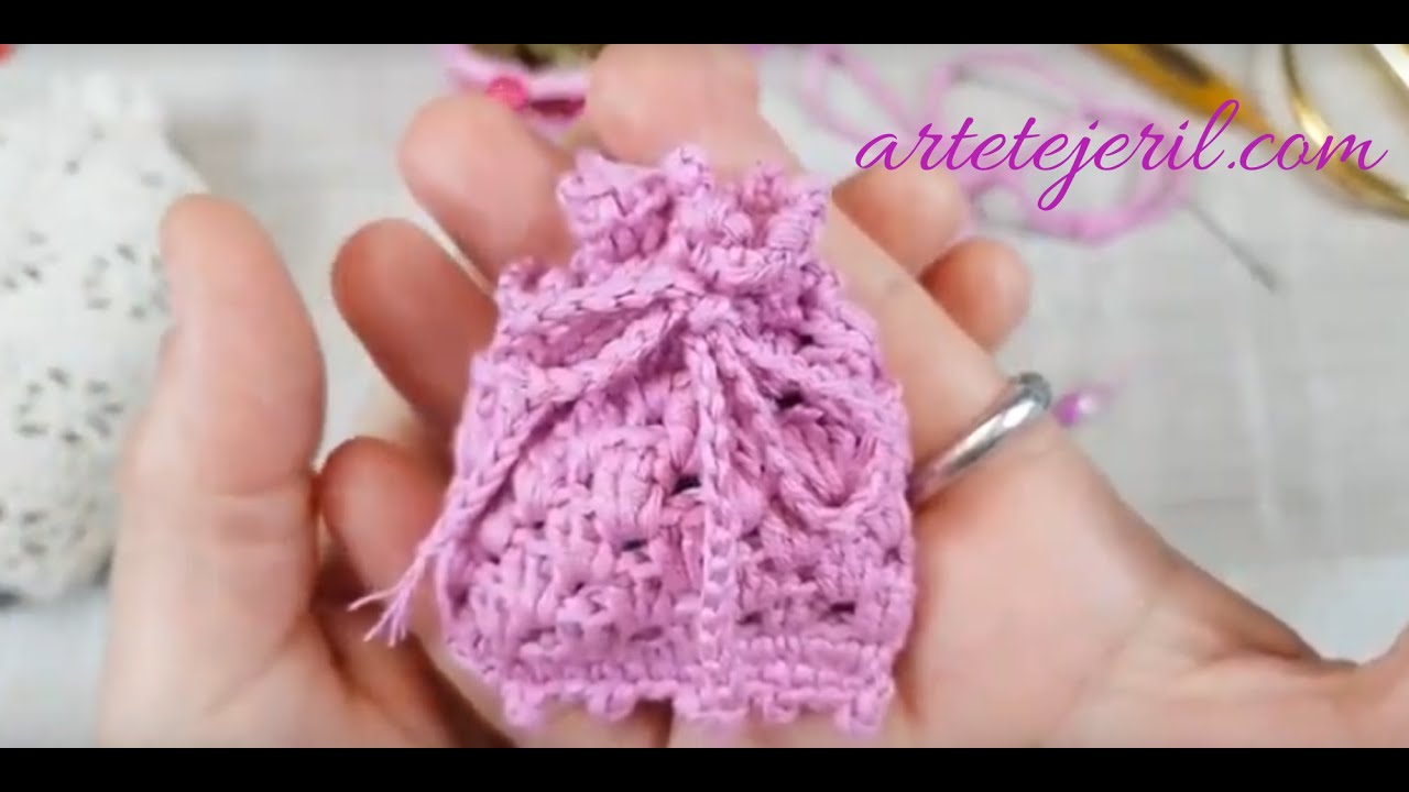 Bolsita de crochet para colgar con aromas ⚘⚘