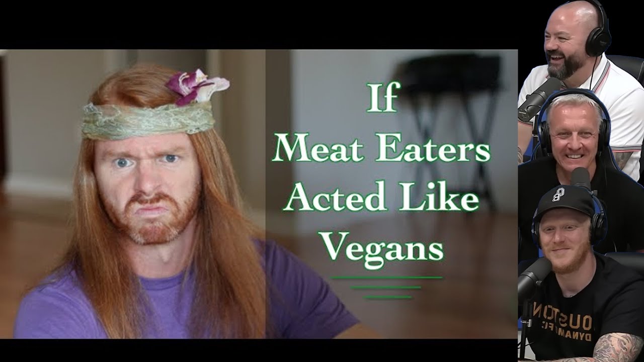 If Meat Eaters Acted Like Vegans - AwakenWithJP REACTION!! | OFFICE BLOKES REACT!!