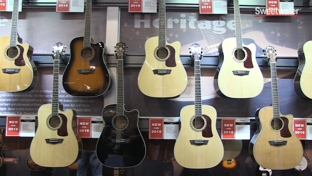 Winter NAMM 2016: Washburn Heritage Series Acoustic Guitars