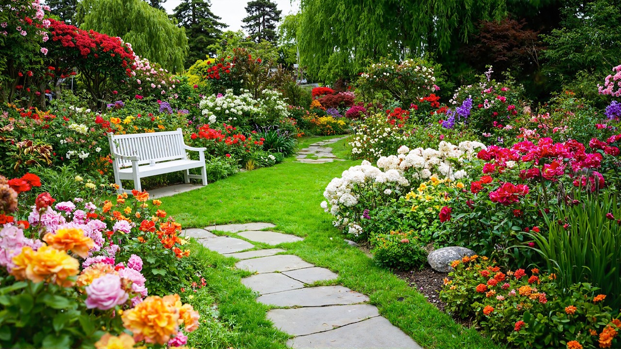 Calm Relaxing Music 🌸 | Creative Backyard Garden Ideas for Beauty & DIY Inspiration (2026)