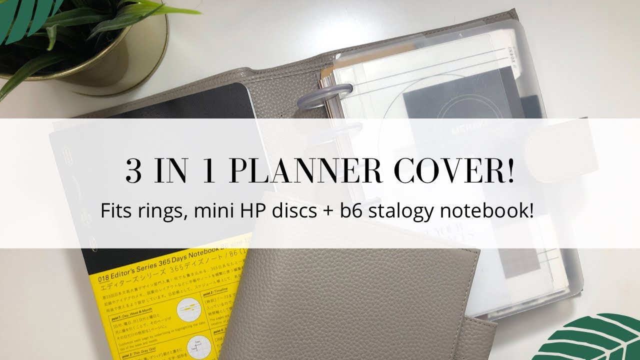 Must Have Planner Cover! | 3 in 1 planner cover for personal rings, b6 stalogy and mini HP!