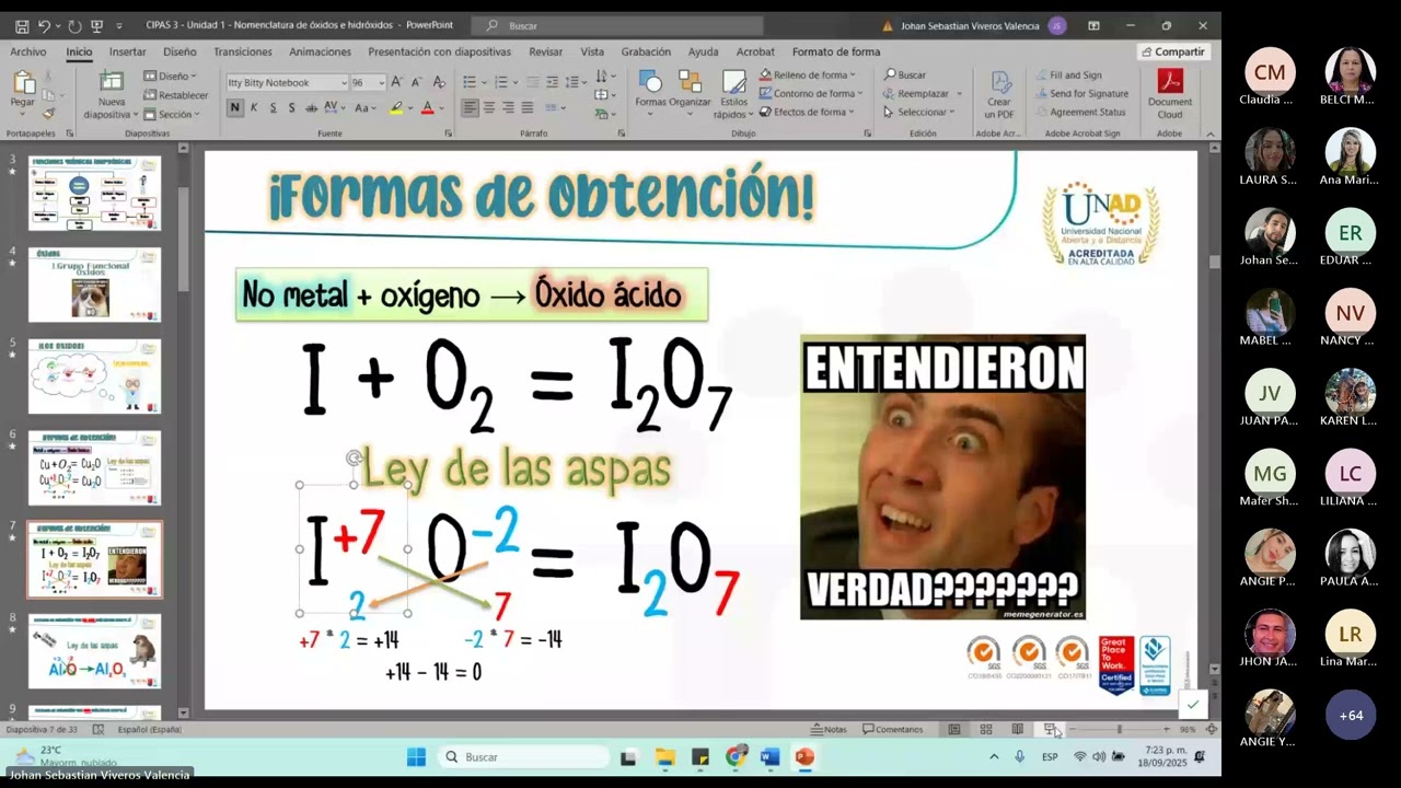 CIPAS EJERCICIO 4 - TAREA 2- NOMENCLATURA - QUÍMICA GENERAL 🧪