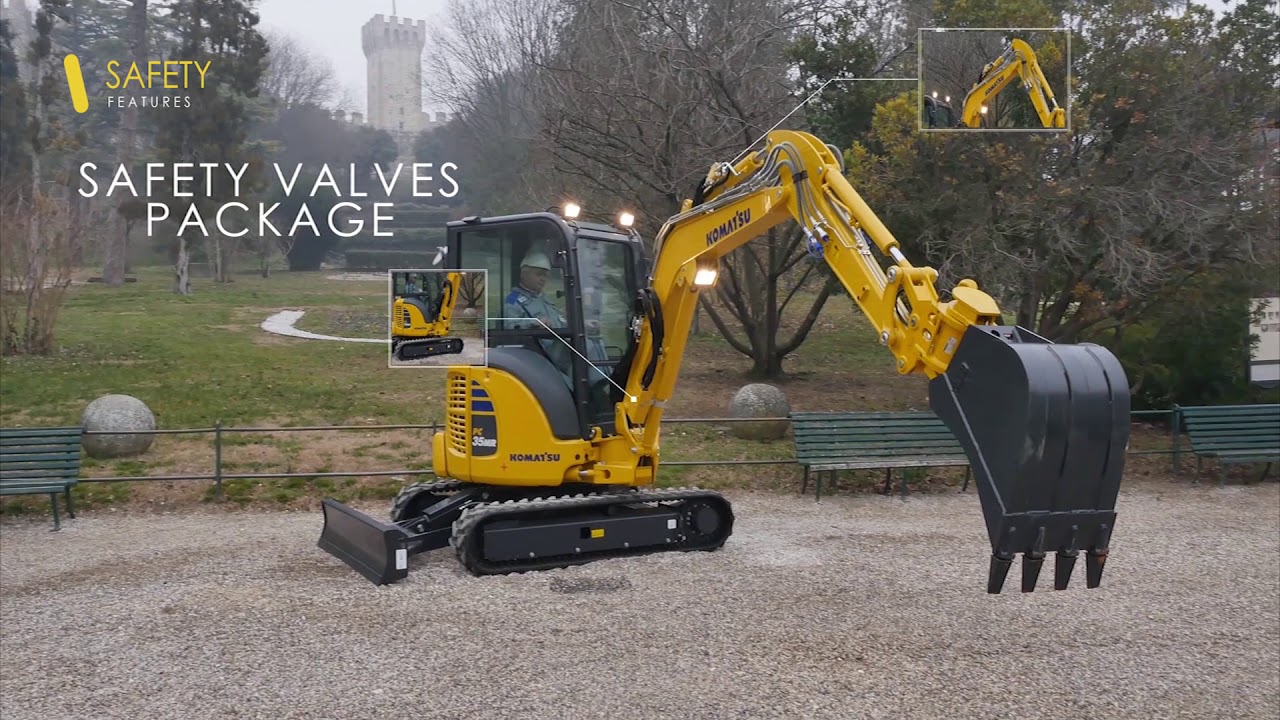 Komatsu mini excavators MR-5