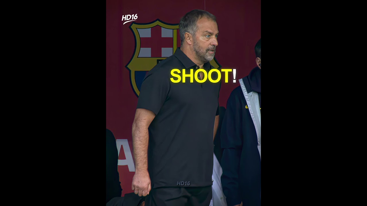 Hansi Flick VS Referee 😎