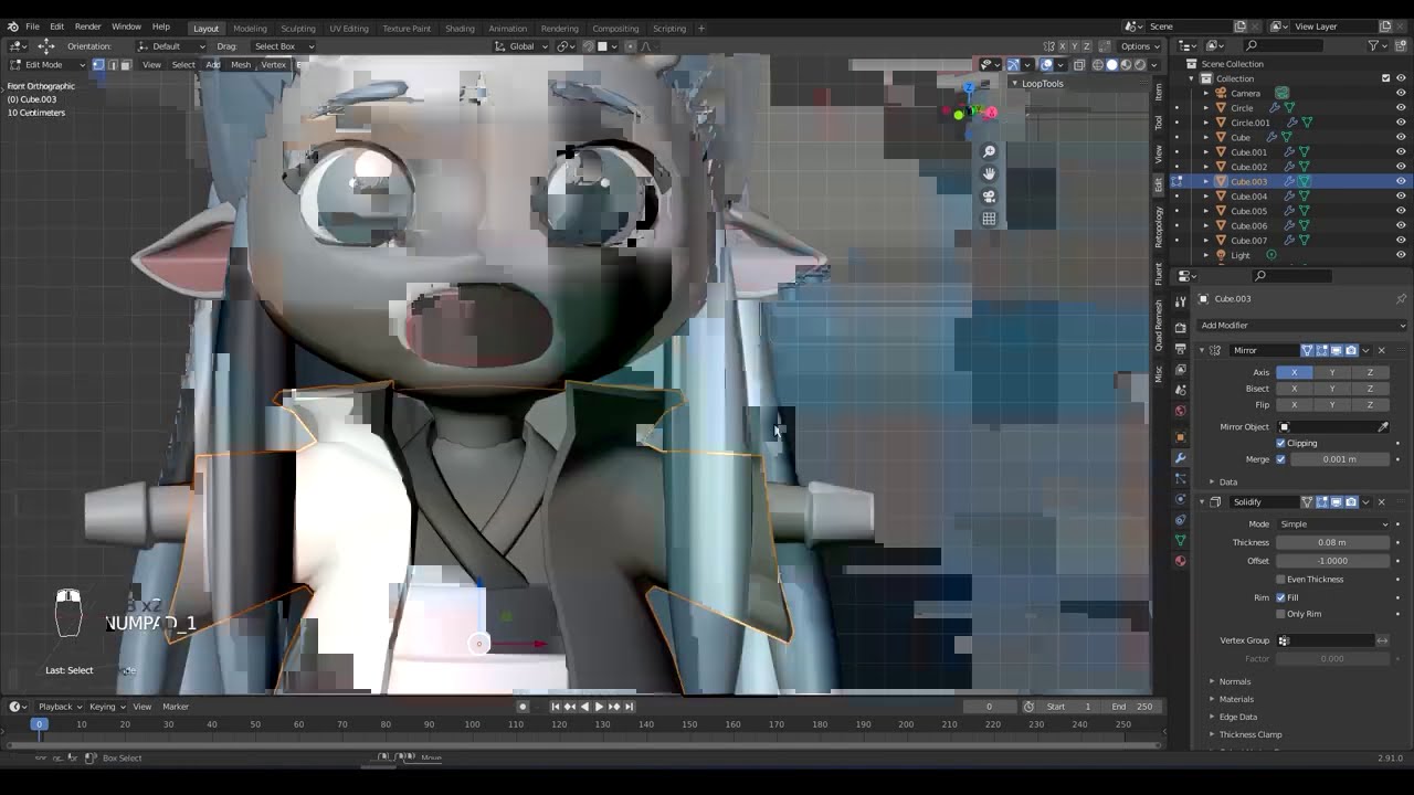 Blender 2 91 - Chibi Character - Part 1
