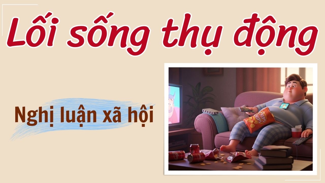 Nghị luận xã hội về LỐI SỐNG THỤ ĐỘNG của giới trẻ ngày nay