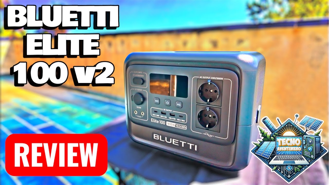 ⚡ REVIEW BLUETTI ELITE 100 V2: ¡PEQUEÑA, LIGERA Y MUY POTENTE!🔥 #BLUETTI #Elite100v2