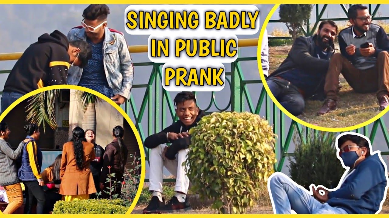 Singing Badly in Public Prank|Pranks In India|Funny Reactions|Pranks 2021|Himanshu Basasi
