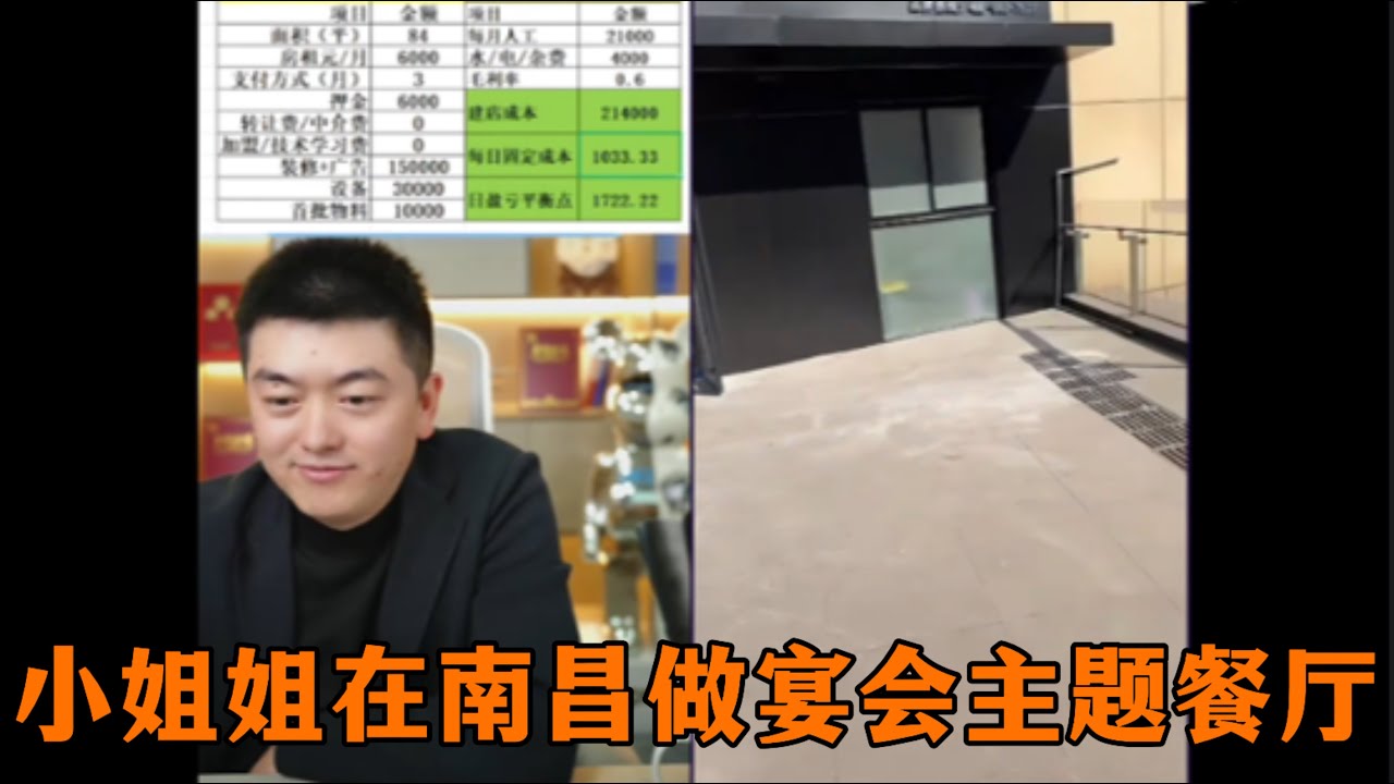 小姐姐在南昌做宴会主题餐厅