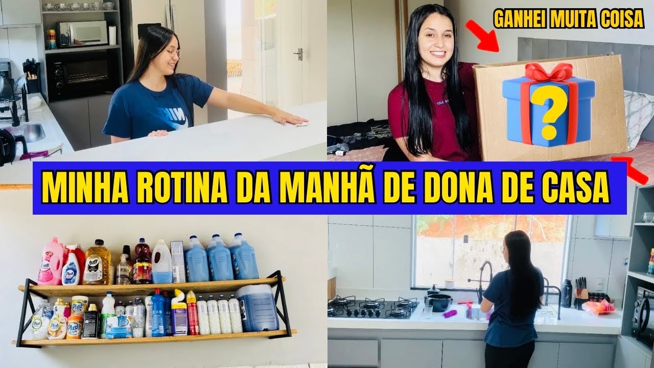 ROTINA DA MANHÃ PRODUTIVA NUNCA GANHEI TANTA COISA 😱