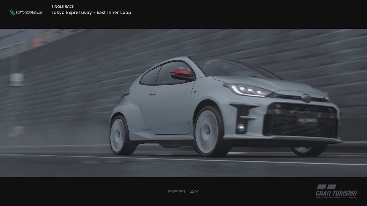Gran Turismo SPORT - Toyota GR Yaris - Tokyo Inner East Loop - Wet.