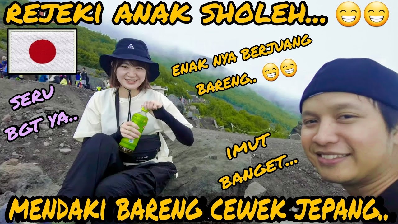 MENDAKI BARENG CEWEK JEPANG !!! ENAK YA BISA BERJUANG BARENG SAMA CEWEK JEPANG , REJEKI INI MAH HAHA