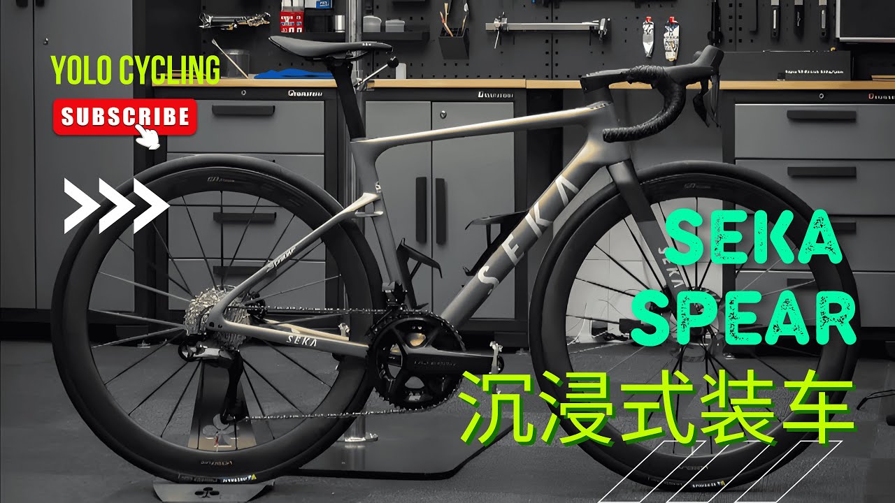 沉浸式裝車 SEKA SPEAR Twilight Blue Frameset  公路車 第一視角  ASMR  