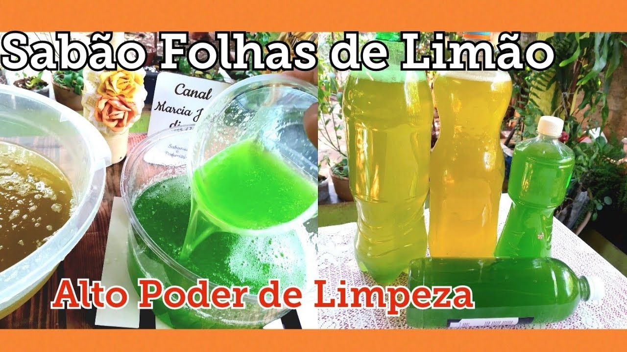🔴SABÃO  LÍQUIDO FOLHAS DE LIMÃO E BICARBONATO PARA ROUPAS E LOUÇAS