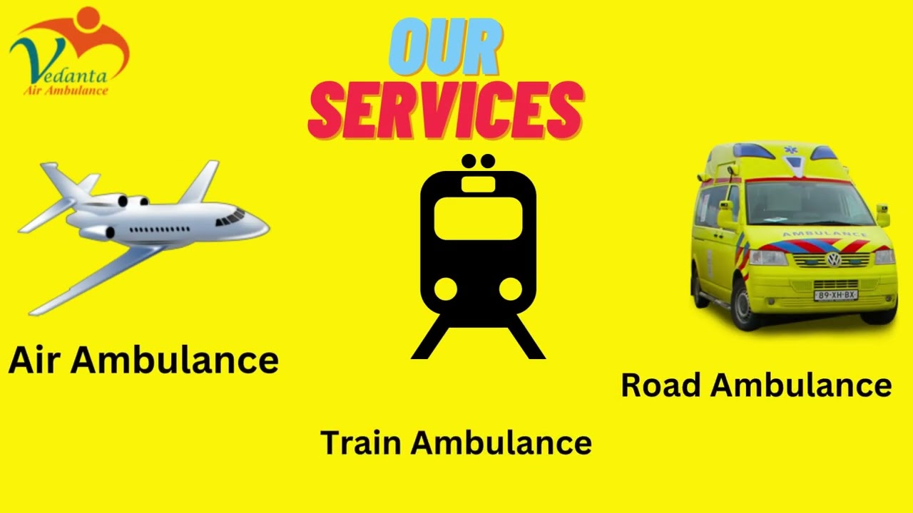 Avail The Most Advanced Vedanta Air Ambulance Service in Lucknow with the Medical Team