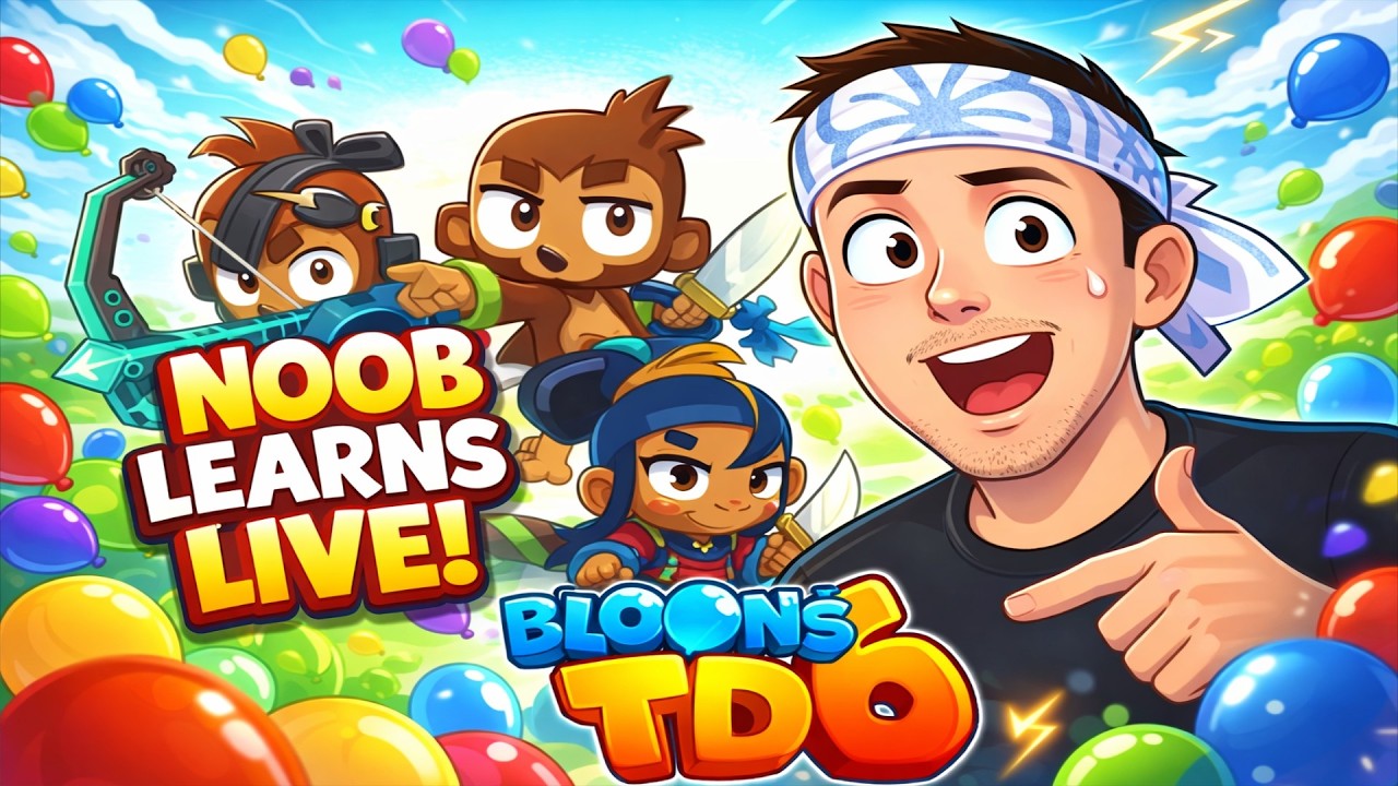 🎈 Bloons TD6 Beginner Live – Learning the Game With Chat!