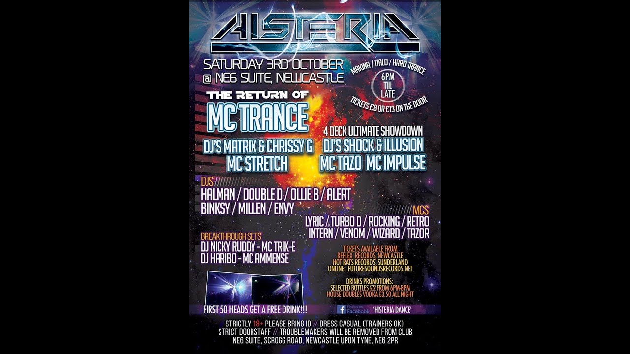 Histeria 20.09.14 - Dj's Halman & Ollie B - Mc's Tazo & Lyric