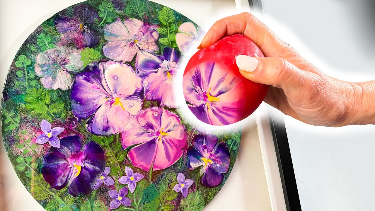EASY Balloon Dips Art! 🎈 Acrylic Pouring for EVERYONE | AB Creative Tutorial