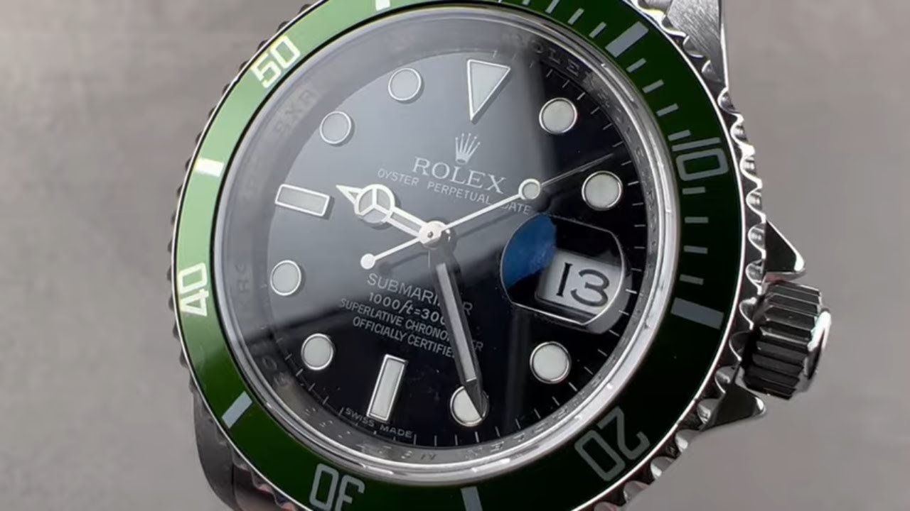Recenzja zegarka Rolex Submariner Date &bdquo;Kermit&rdquo; 16610LV | Wyjaśnienie ikony zielonego pierścienia