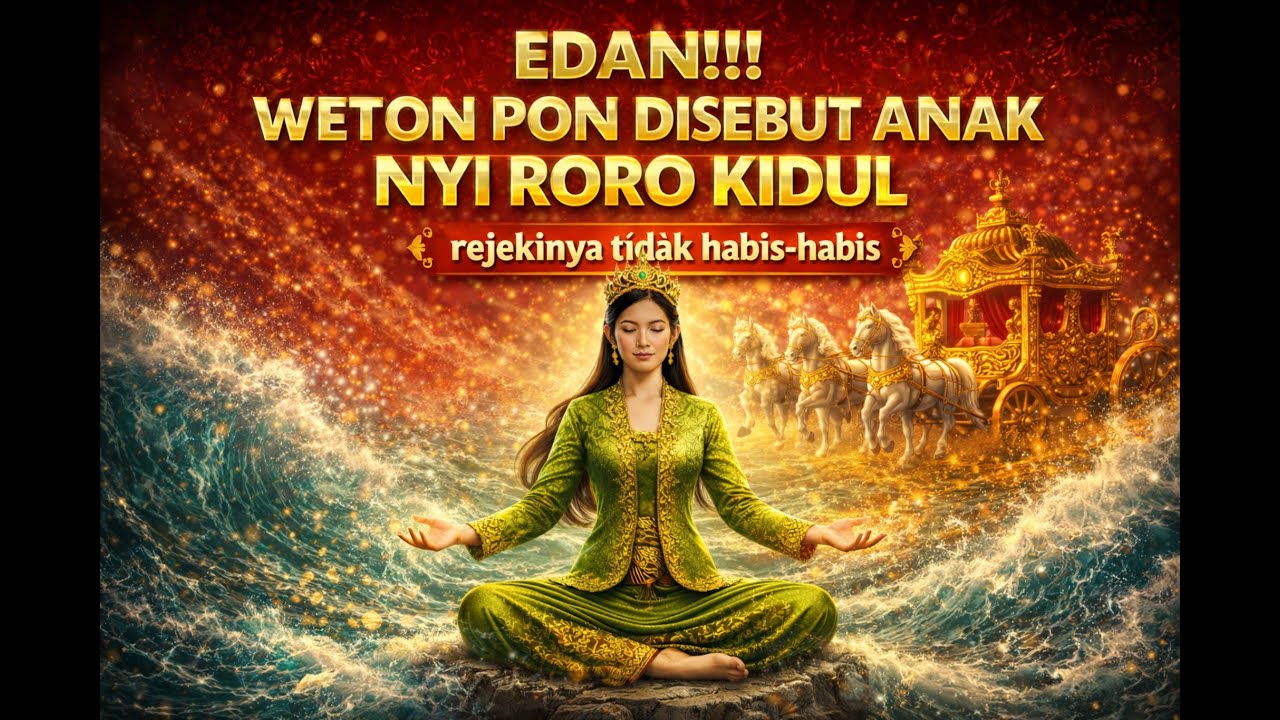 EDAN!!! WETON PON DISEBUT ANAK TITIPAN NYI RORO KIDUL, REJEKINYA TAK HABIS-HABIS