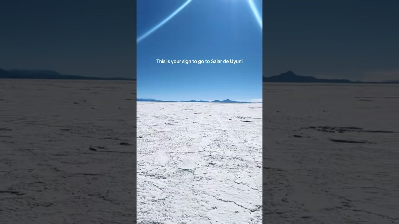 Salar de Uyuni 🤍 #salardeuyuni #epictravel