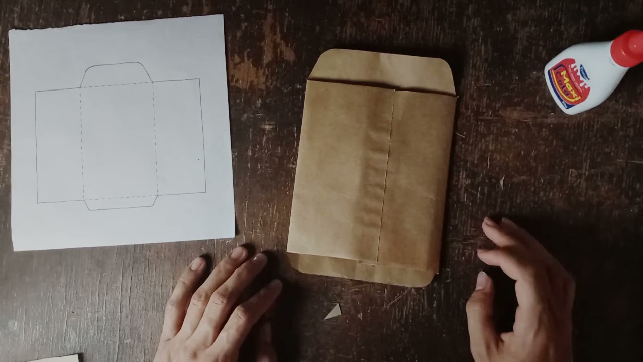 Como Fazer Envelope Saco Para Documentos - Envelope Ofício