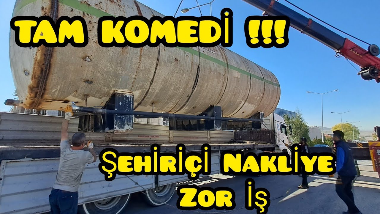 Sanayinin dar sokaklarında tırla halay çektik!