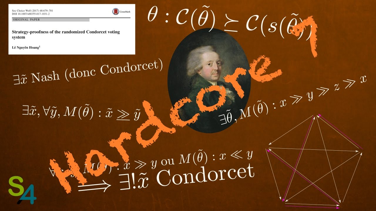 Les maths du scrutin de Condorcet randomisé 🌶️ 🌶️