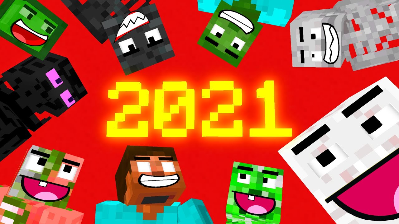 Minecraft Mobs Shorts #6 : NEW YEAR CELEBRATION 2021 (Minecraft Animation Parody)