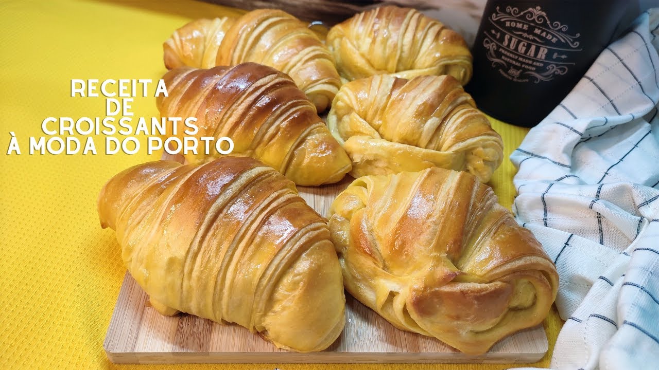 Aprenda aqui a fazer Croissants à moda do Porto! 😊😊