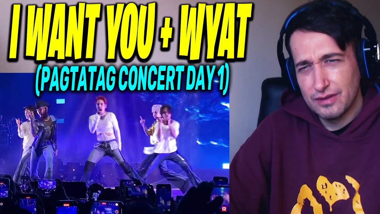 SB19 LIVE PAGTATAG CONCERT DAY 1 - I WANT YOU + WYAT (FIRST REACTION!!)