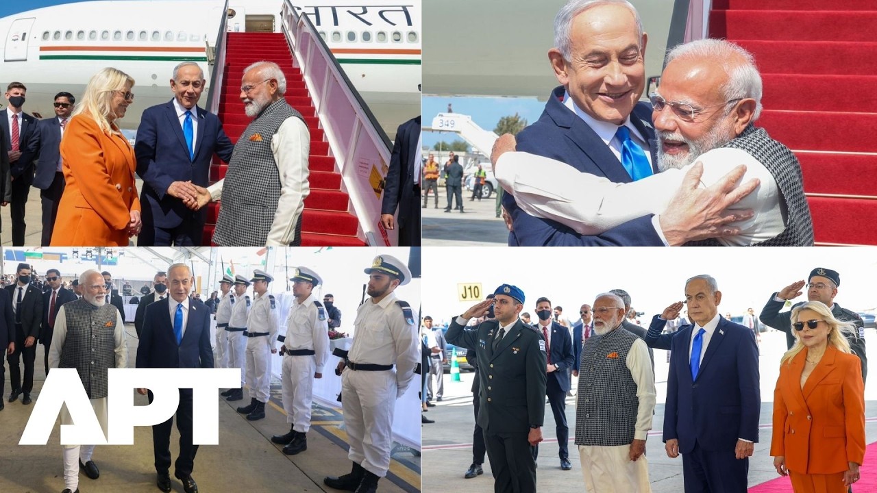 Netanyahu and Wife Greet PM Modi as He Lands in Israel for Second Visit | APT