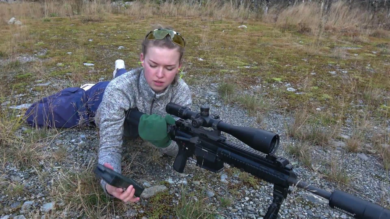 4 Norwegian service rifles from 1849 to 2017. Shooting the H&K MR308
