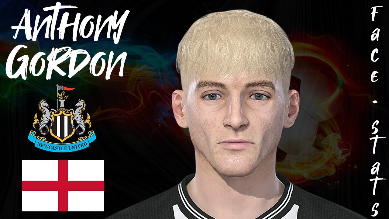ANTHONY GORDON | FACE + STATS | PES 2018 | COMO CREAR | HOW TO CREATE | COMO FAZER
