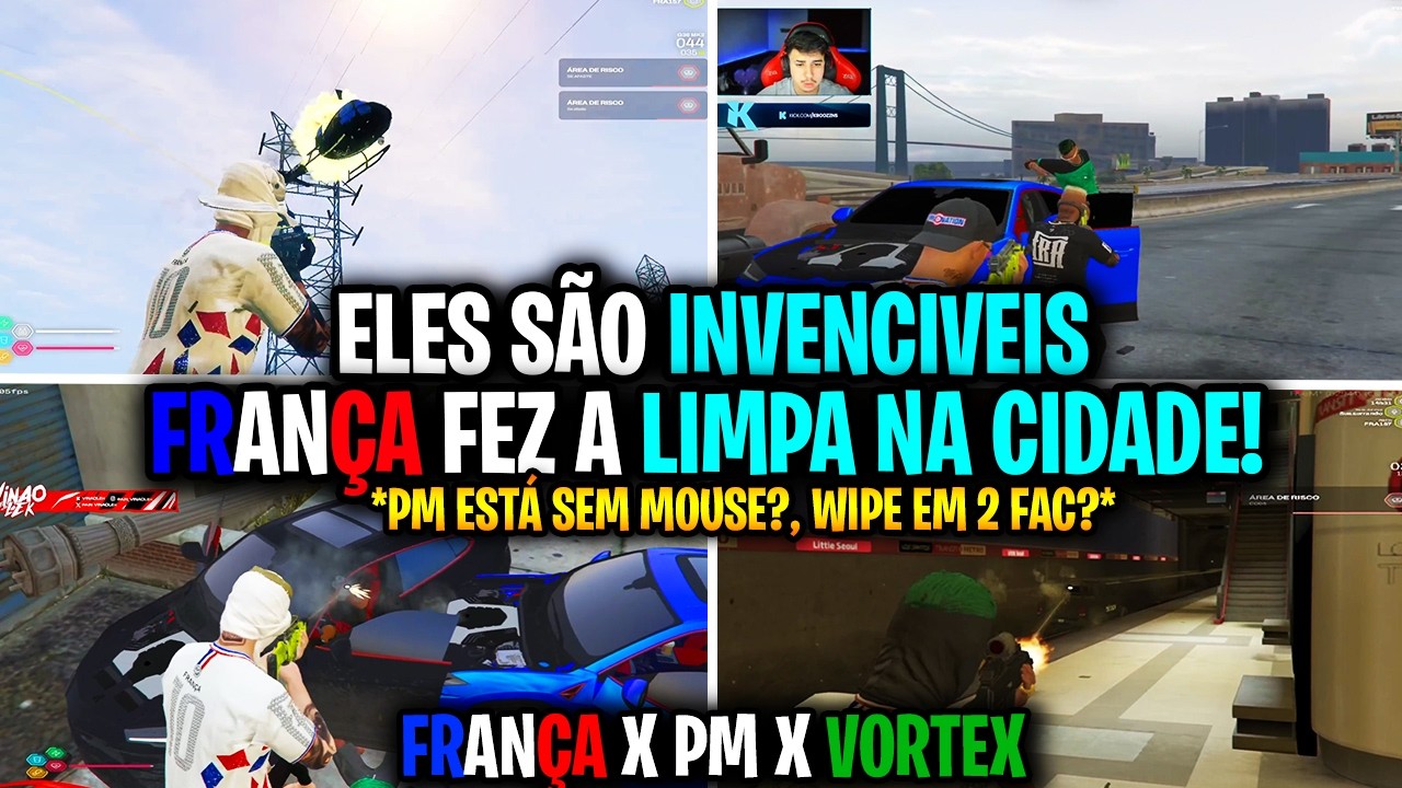 ELES SÃO INVENCIVEIS FRANÇA FEZ A LIMPA NA CIDADE!!!!