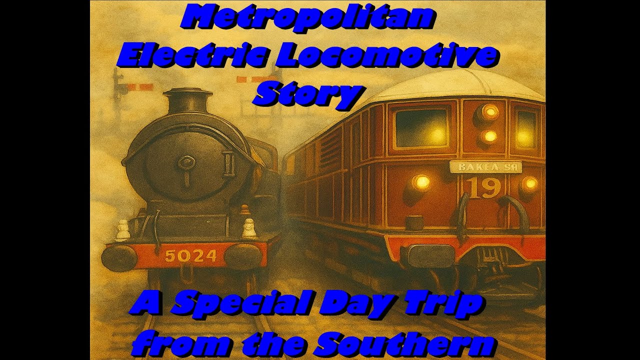 Metropolitan Electric loco and LNER A5 Meets SR 2 BIL! (OO Gauge Crossover & Real Sounds)