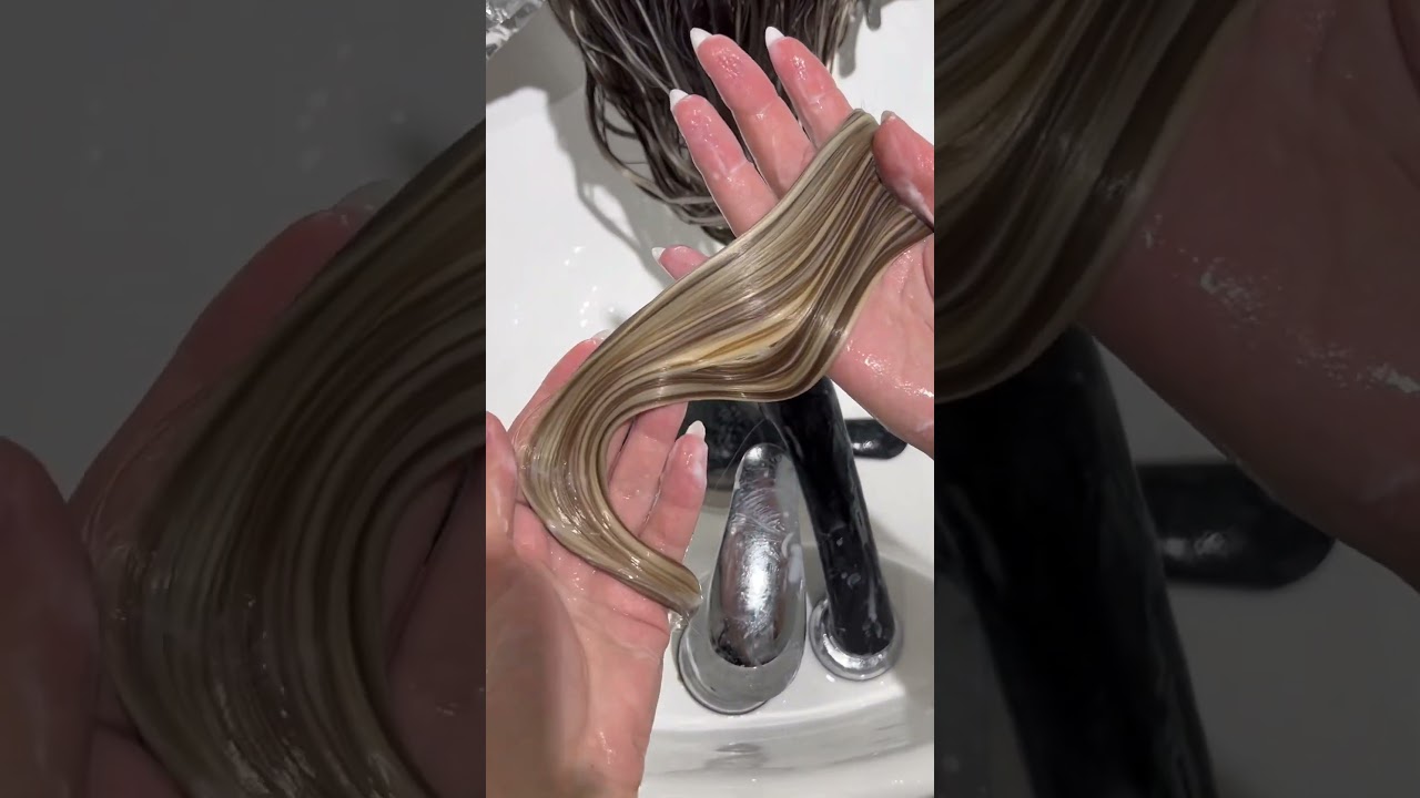 Блонд в бразильской технике🔥