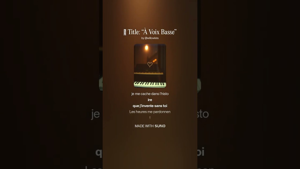 🎵 “À Voix Basse”