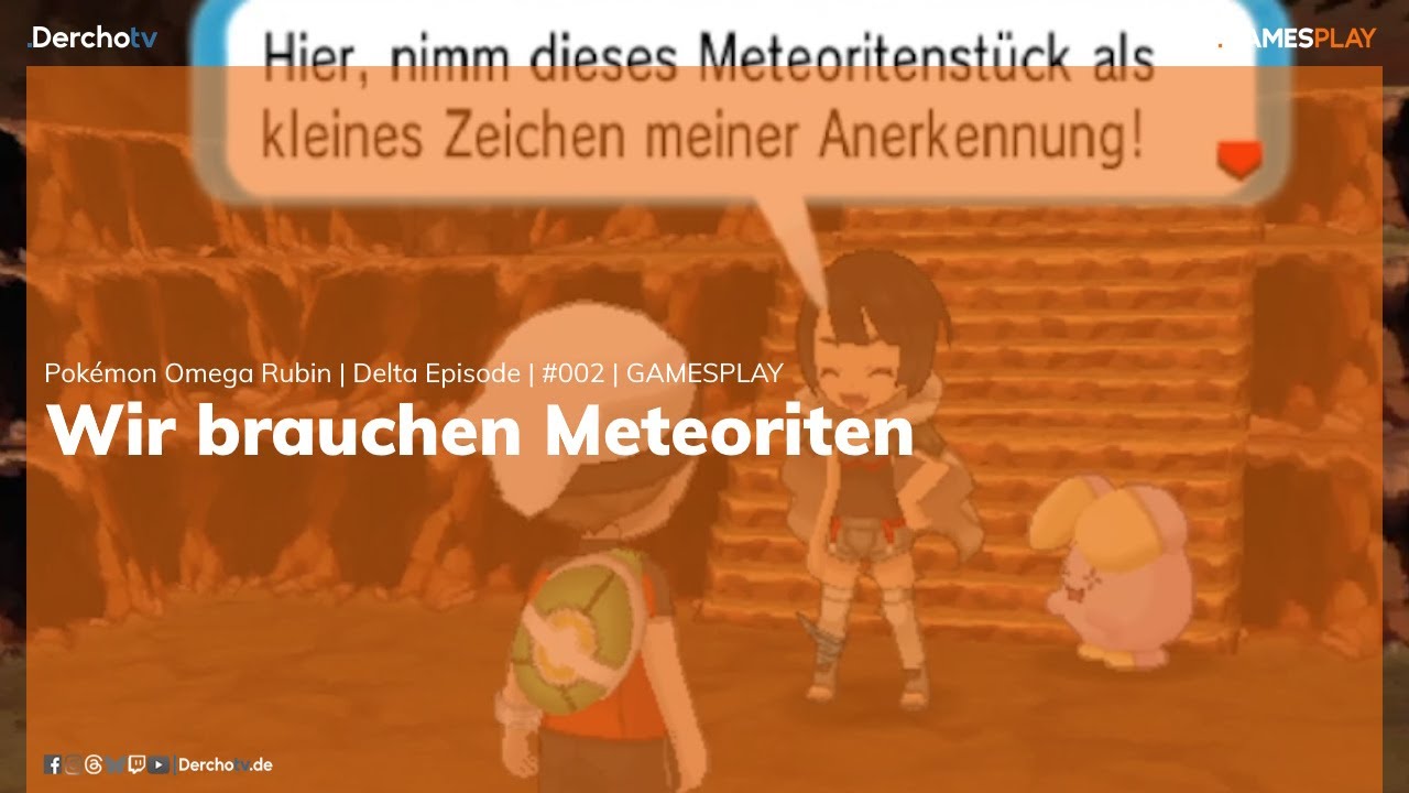 Wir brauchen Meteoriten | Pokémon Omega Rubin – Delta Episode | GAMESPLAY | #002
