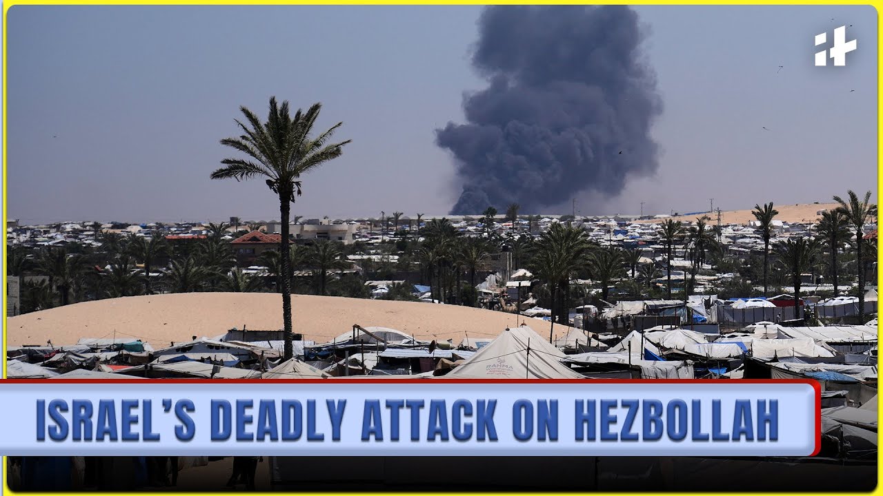 Massive explosion as Israel bombs Hezbollah strongholds in Southern Lebanon