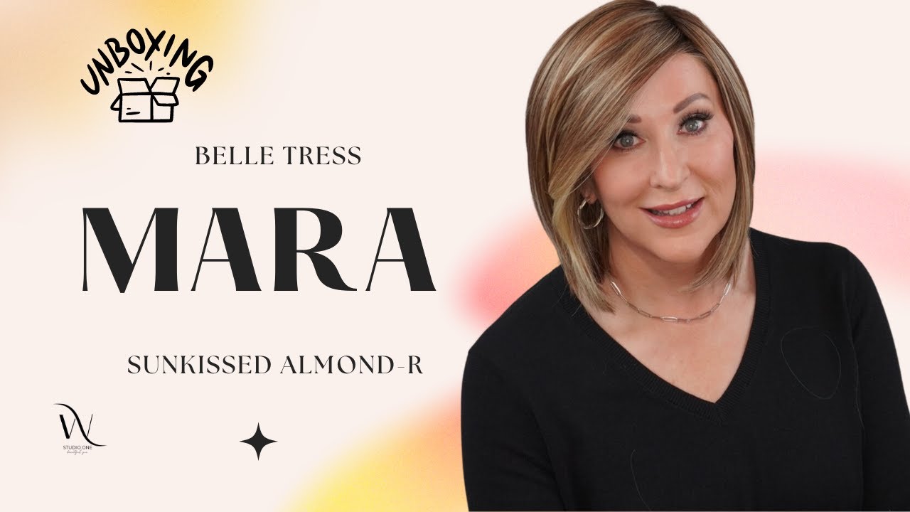 Belle Tress | MARA wig review | SUNKISSED ALMOND R | NEW Style & Color | Lux Collection