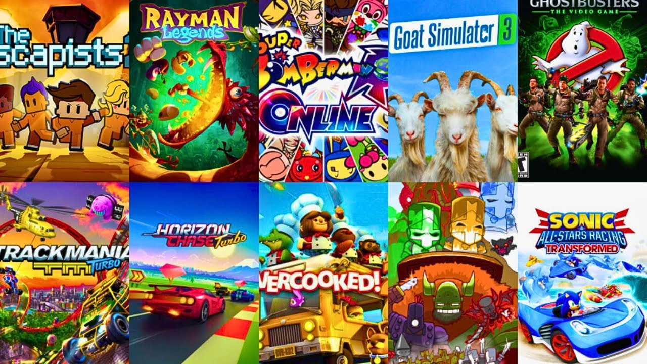 Top 20 Best 4 LOCAL PLAYER Games SPLITSCREEN on PC  (Local Offline)