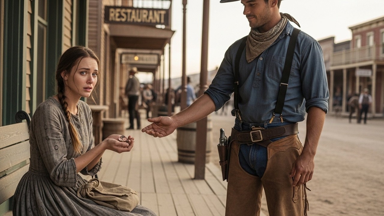 He Found Her Counting Her Last Three Coins, The Cowboy Said 