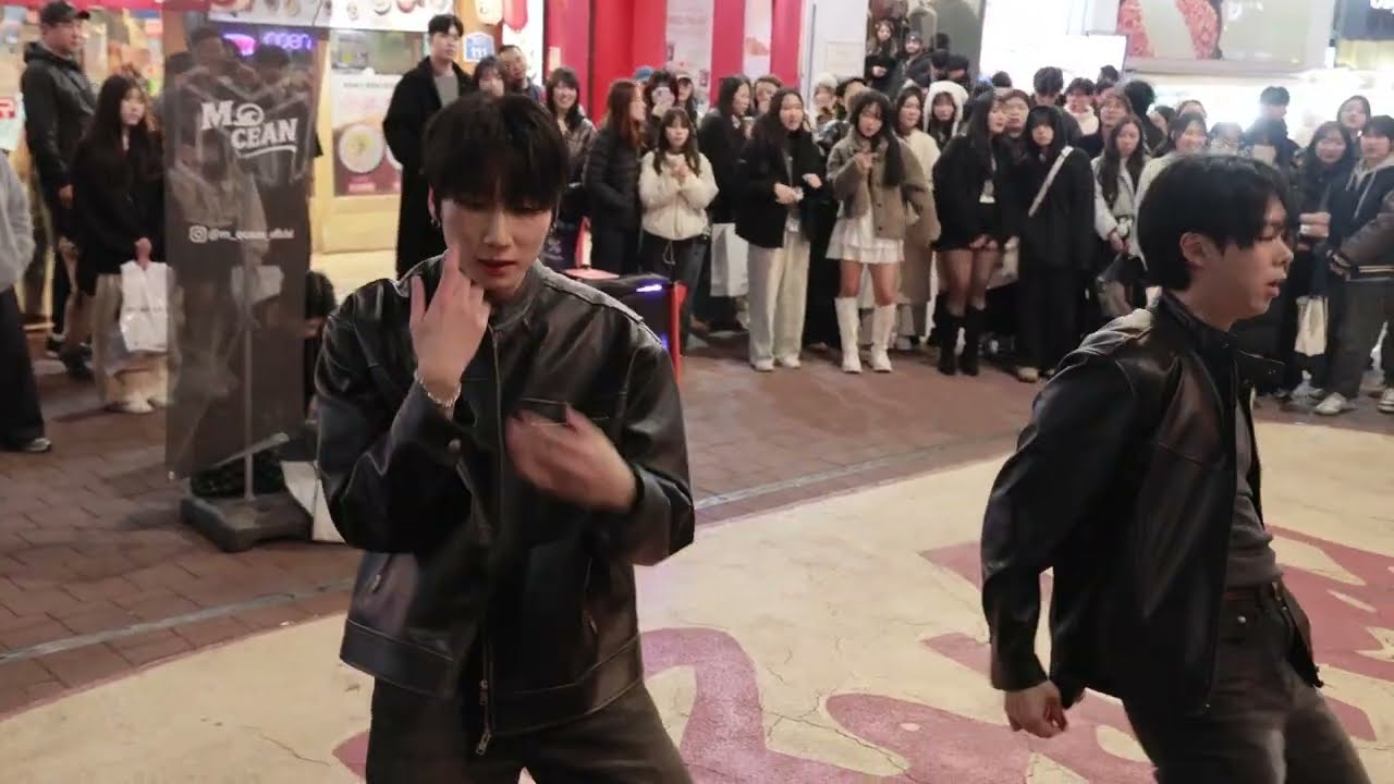 KPOP&JHKTV 4k]Mocean in hongdae kpopdance#90's LoveNCT U#모션 찬욱홍대케이팝댄스#90도 사랑